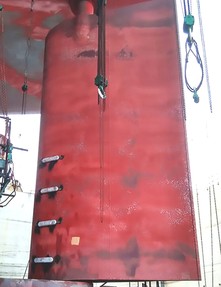 The rudder of MT Evrotas almost 3 years after Ecoshield was applied.