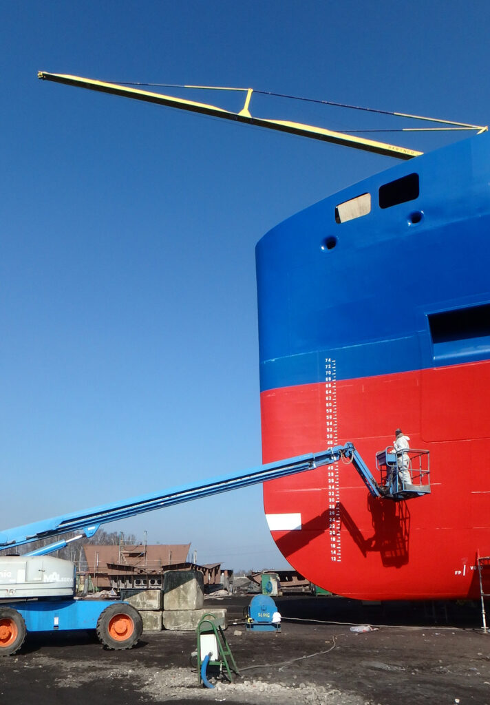 Finishing the coating on the Mirva VG