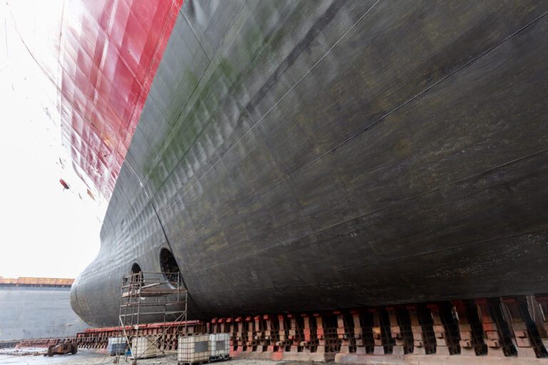 Oceanex Sanderling Ecospeed hull coating in excellent condition after 11 years with no repaint